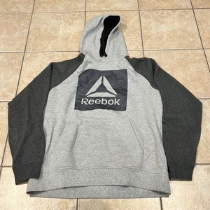 Men’s Gray Reebok Hoodie Size Large